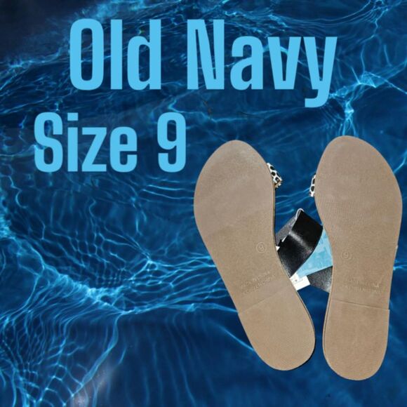 NEW with Tags Old Navy White Leopard‎ Print Sandels Size 9 (4470) - Picture 4 of 4